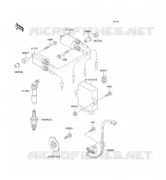 IGNITION SYSTEM voor Kawasaki ZZR600 1993
