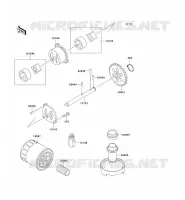 OIL PUMP voor Kawasaki ZZR600 1993