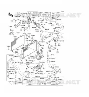 RADIATOR voor Kawasaki ZZR600 1993