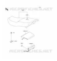 SEAT voor Kawasaki ZZR600 1993