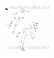 STAND voor Kawasaki ZZR600 1993