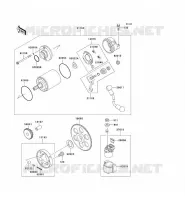 STARTER MOTOR voor Kawasaki ZZR600 1993