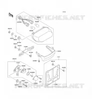 TAILIGHT(S) voor Kawasaki ZZR600 1993