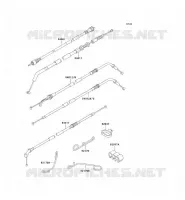 CABLES voor Kawasaki ZZR600 2004