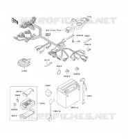 CHASSIS ELECTRICAL EQUIPMENT voor Kawasaki ZZR600 2004