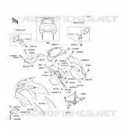 COWLING voor Kawasaki ZZR600 2004