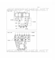 CRANKCASE BOLT voor Kawasaki ZZR600 2004