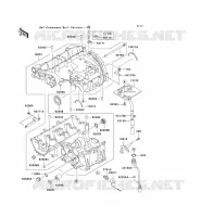 CRANKCASE(S) voor Kawasaki ZZR600 2004