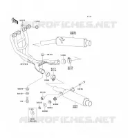 EXHAUST voor Kawasaki ZZR600 2004