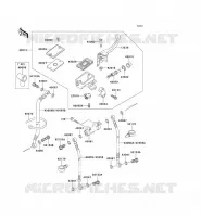 FRONT MASTER CYLINDER voor Kawasaki ZZR600 2004