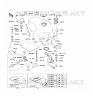 FUEL TANK voor Kawasaki ZZR600 2004