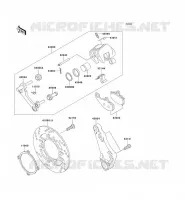 REAR BRAKE voor Kawasaki ZZR600 2004