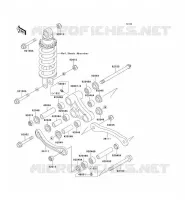 REAR SUSPENSION voor Kawasaki ZZR600 2004