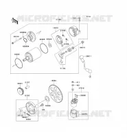 STARTER MOTOR voor Kawasaki ZZR600 2004