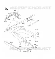 SWINGARM voor Kawasaki ZZR600 2004