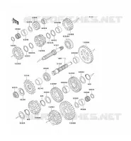 TRANSMISSION voor Kawasaki ZZR600 2004