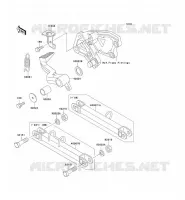 BRAKE PEDAL   TORK LINK voor Kawasaki ZZR600 2004