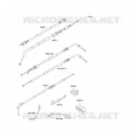 CABLES voor Kawasaki ZZR600 2004