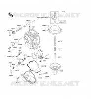 CARBURETOR PARTS voor Kawasaki ZZR600 2004