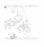 FENDER voor Kawasaki ZZR600 2004