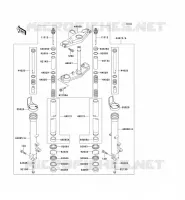 FRONT FORK voor Kawasaki ZZR600 2004