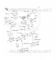FRONT MASTER CYLINDER voor Kawasaki ZZR600 2004