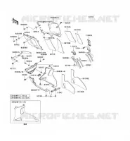 LOWER COWLING voor Kawasaki ZZR600 2004