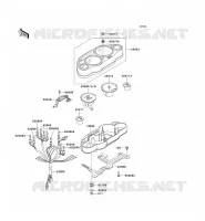 METERS voor Kawasaki ZZR600 2004