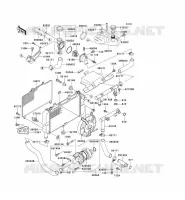 RADIATOR voor Kawasaki ZZR600 2004