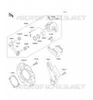 REAR BRAKE voor Kawasaki ZZR600 2004