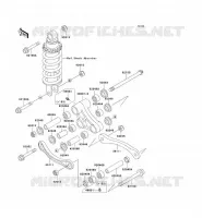 REAR SUSPENSION voor Kawasaki ZZR600 2004