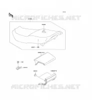 SEAT voor Kawasaki ZZR600 2004