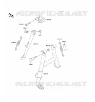 STAND voor Kawasaki ZZR600 2004