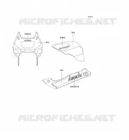 STICKER(RED)(CA,US) voor Kawasaki ZZR600 2004