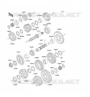 TRANSMISSION voor Kawasaki ZZR600 2004