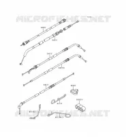 CABLES voor Kawasaki ZZR600 1994