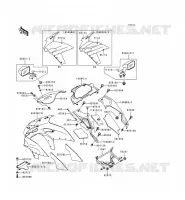 COWLING voor Kawasaki ZZR600 1994