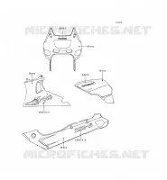 STICKER(EBONY) voor Kawasaki ZZR600 1994