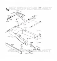 SWINGARM voor Kawasaki ZZR600 1994