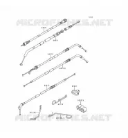 CABLES voor Kawasaki ZZR600 1994