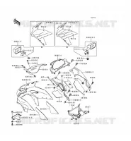 COWLING voor Kawasaki ZZR600 1994