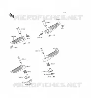FOOTREST voor Kawasaki ZZR600 1994