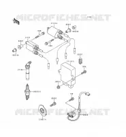 IGNITION SYSTEM voor Kawasaki ZZR600 1994