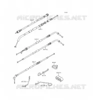 CABLES voor Kawasaki ZZR600 1994