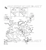 COWLING voor Kawasaki ZZR600 1994