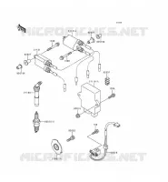 IGNITION SYSTEM voor Kawasaki ZZR600 1994
