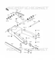SWINGARM voor Kawasaki ZZR600 1994