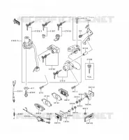 SWITCH   REFLECTORS voor Kawasaki ZZR600 1994