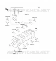 CRANKSHAFT voor Kawasaki ZZR600 1994