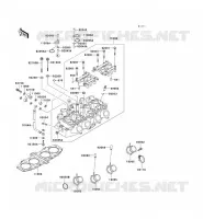 CYLINDER HEAD voor Kawasaki ZZR600 1994